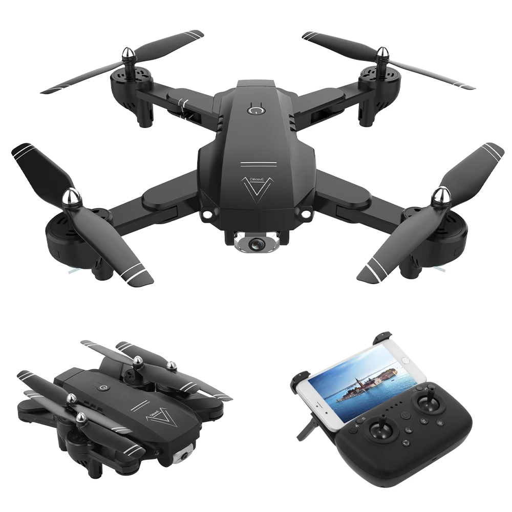 L103 складной Квадрокоптер Радиоуправляемый Дрон с камерой 1080P Wifi FPV оптическое