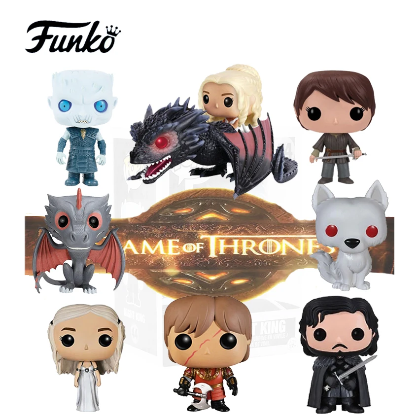 FUNKO POP Игра престолов фильм фигурка Дейенерис ночной Король Дракон Джон Сноу