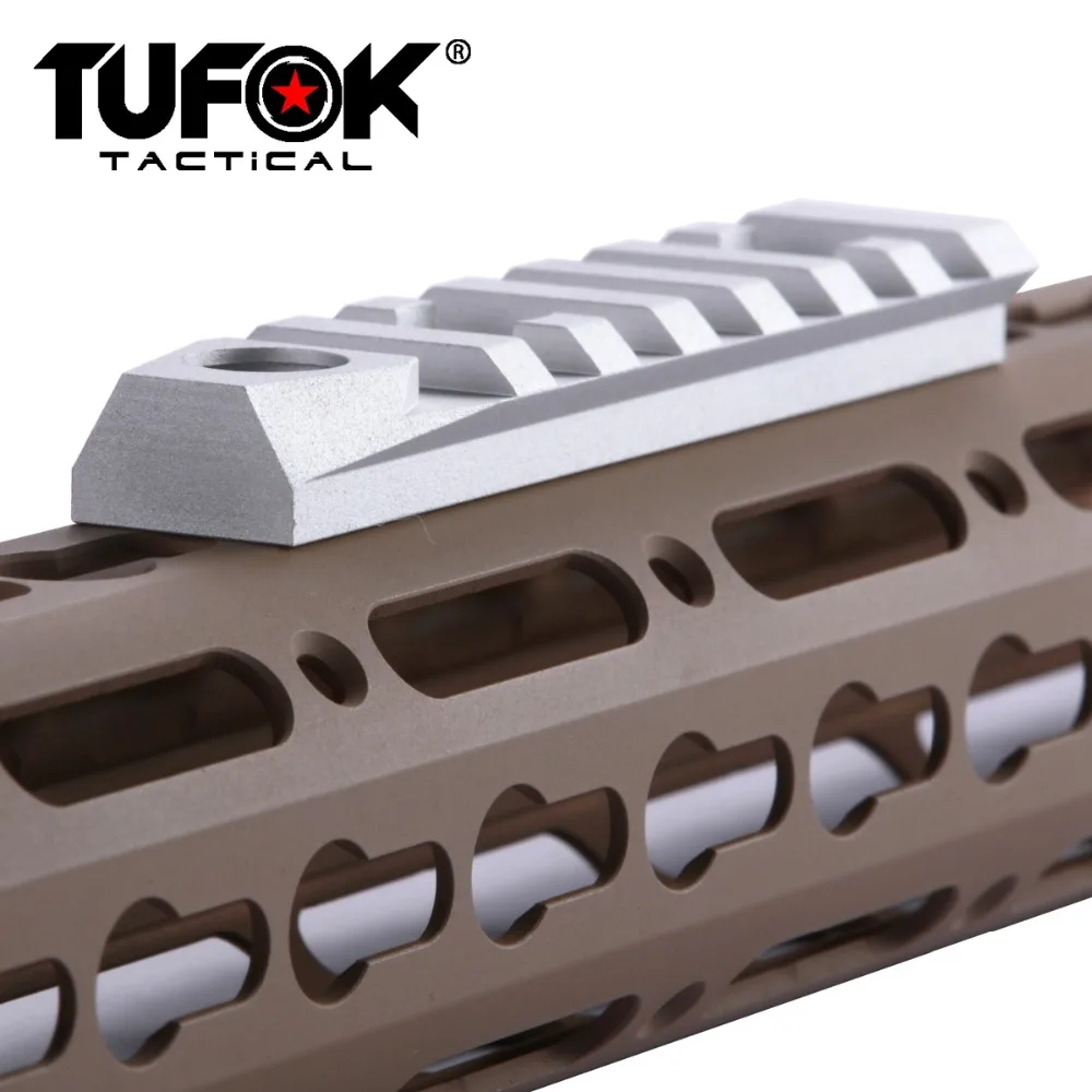 TuFok 7 слотов Keymod Bipod адаптер Крепление Picatinny рельсовая секция тактическая