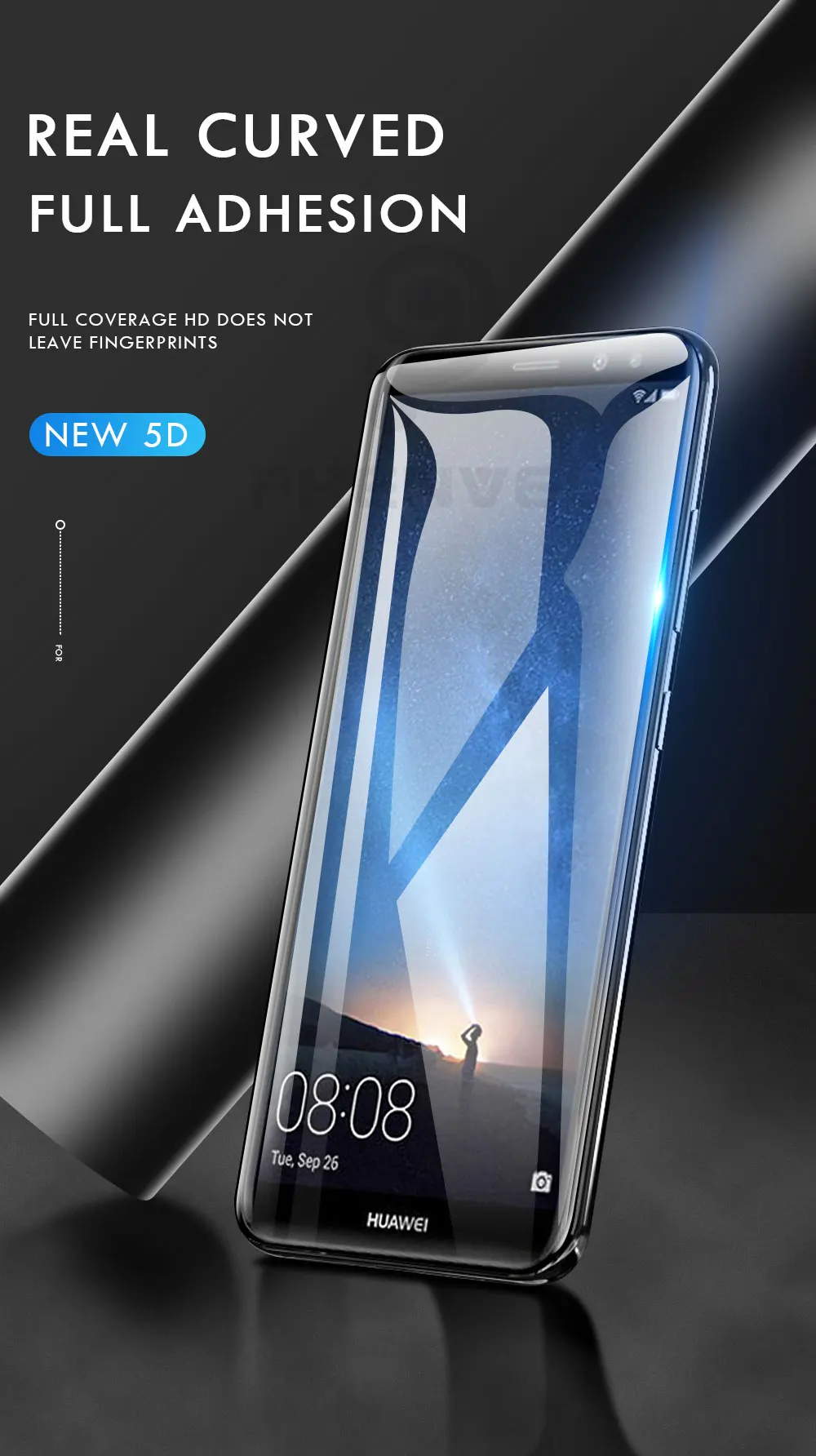 5D для huawei mate 10 lite защитная пленка, Стекло 9H Олеофобная Защита экрана для huawei mate 10 pro nova 2i закаленное стекло
