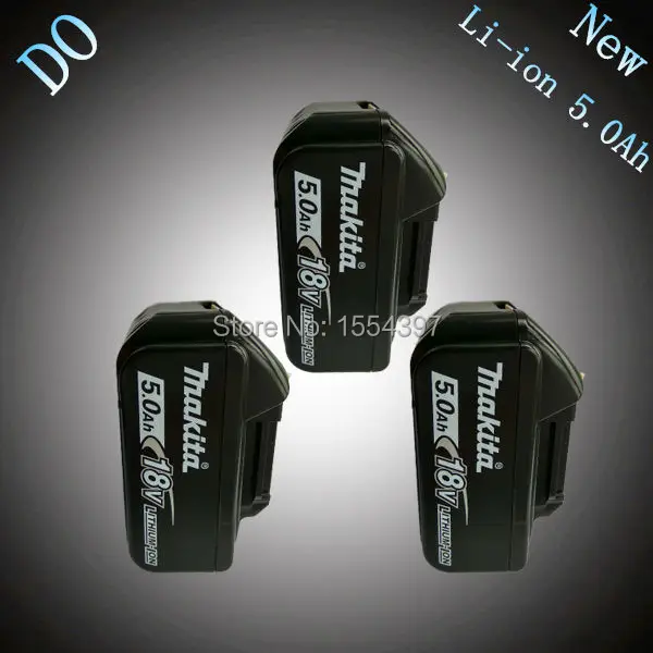 3PCS 5000mAh New Rechargeable Lithium Ion Power Tool Battery Replacement for Makita 18V BL1830 BL1840 LXT400 194205-3 194230-4 |