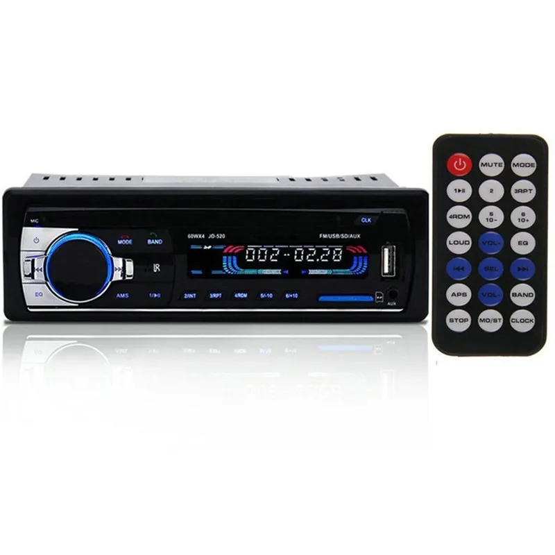 Автомагнитола JSD520 12 В Bluetooth V2.0 1 Din FM Aux|car radio player|car stereocar |
