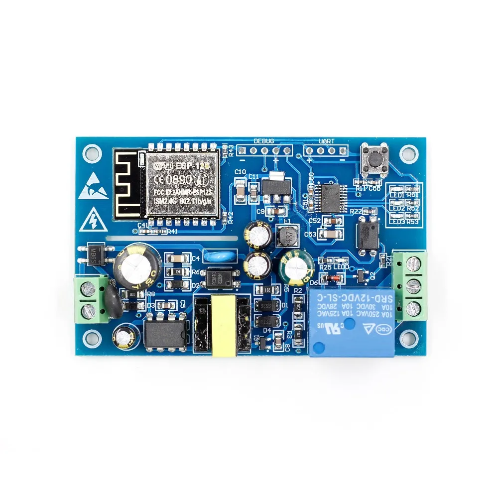Реле Wi Fi 220 В с пультом дистанционного управления для умного дома ESP8266 релейный