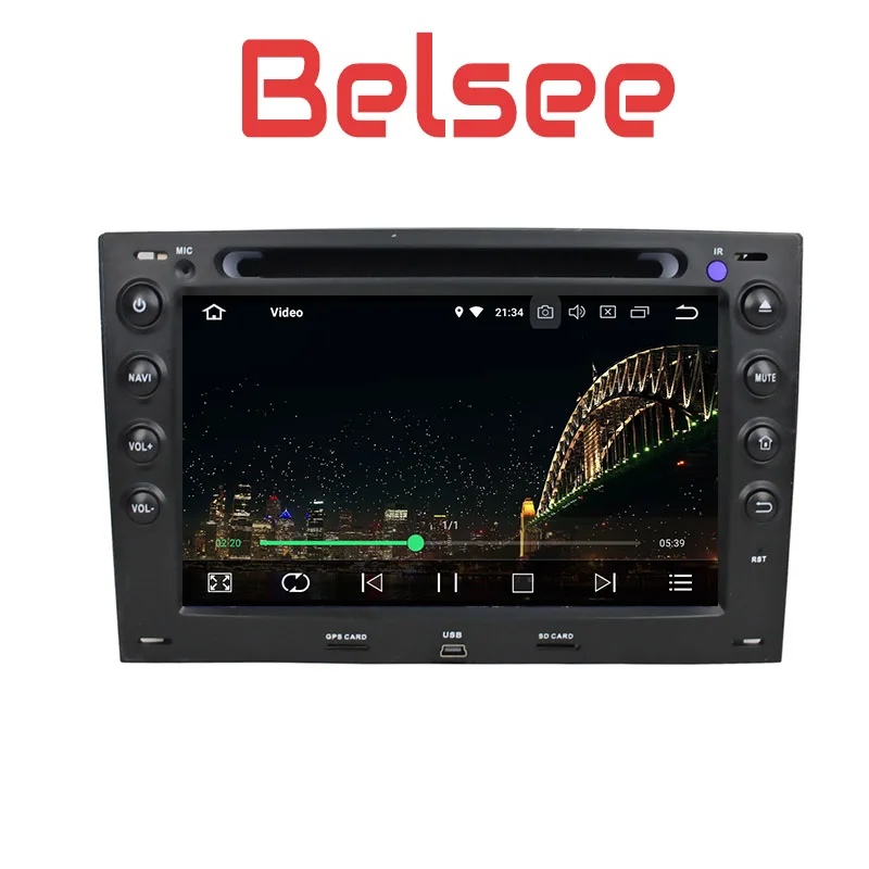 Belsee Android 8 0 автомобильный Радио Стерео Авторадио головное устройство GPS Навигация