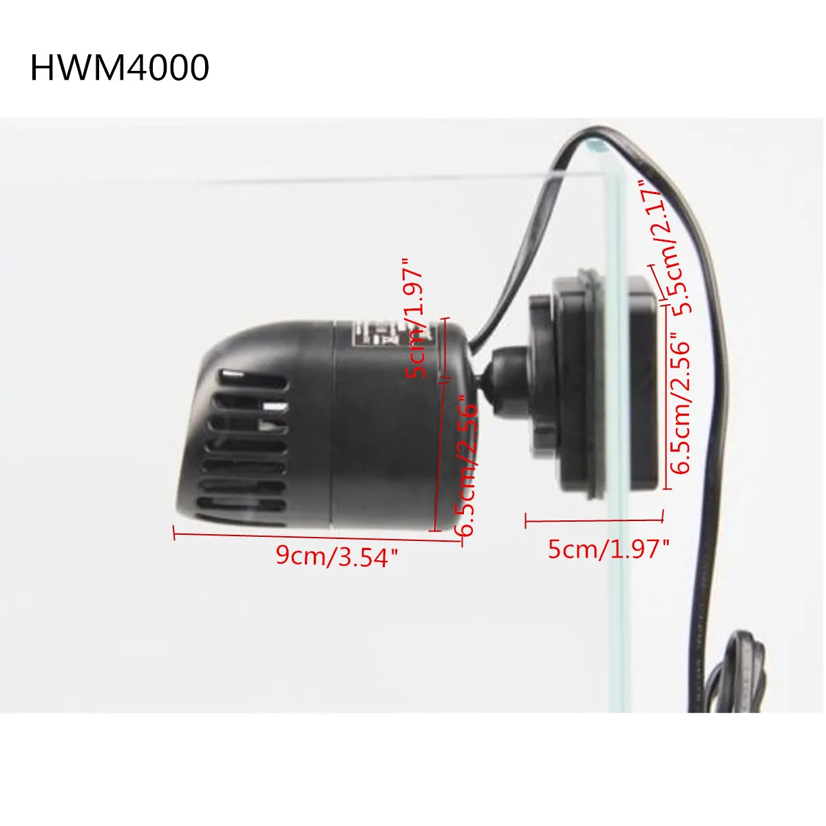 HWM 2000/4000 аквариумная помпа для циркуляции воды в аквариуме волны чайник насос Powerhead магнитное основание волны чайник для аквариума аквариумным насосом