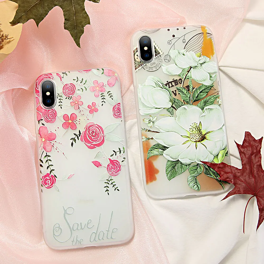 Чехол KISSCASE для iPhone X 5 5s SE 6 6s 7 8 Plus мягкий силиконовый чехол телефона с рисунком |