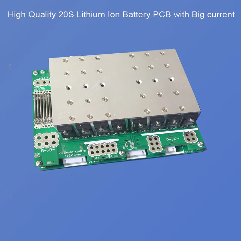 20S 84V 100A высокого уровня BMS и PCB для 72V литий-ионного электрического мотоцикла или