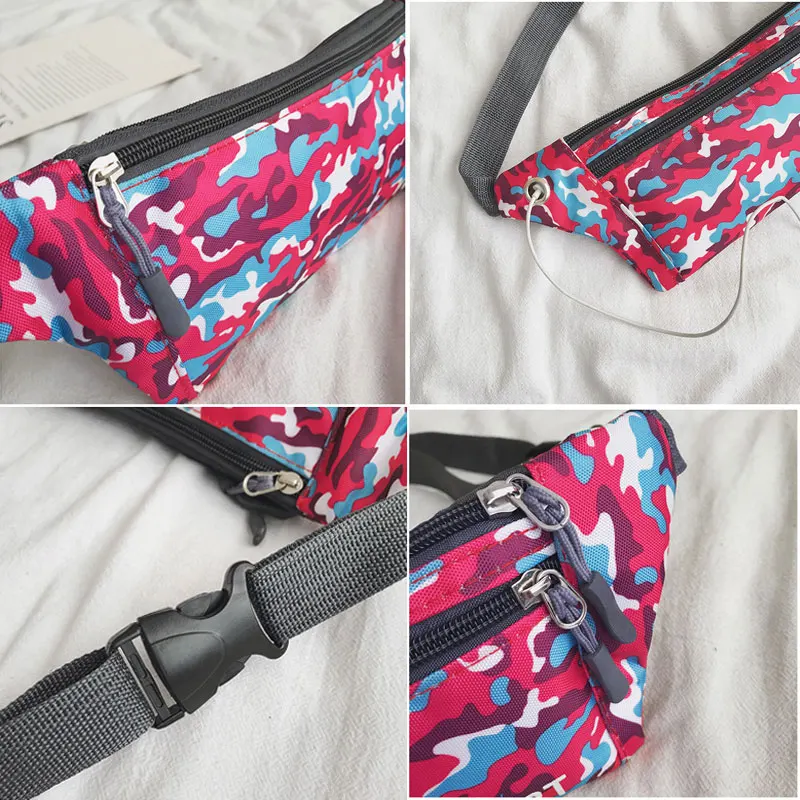 Sports Camouflage Fanny Pack Multifunction Running Bag Waist Travel Chest Invisible Waterproof Mobile Phone Coin Purse | Багаж и сумки