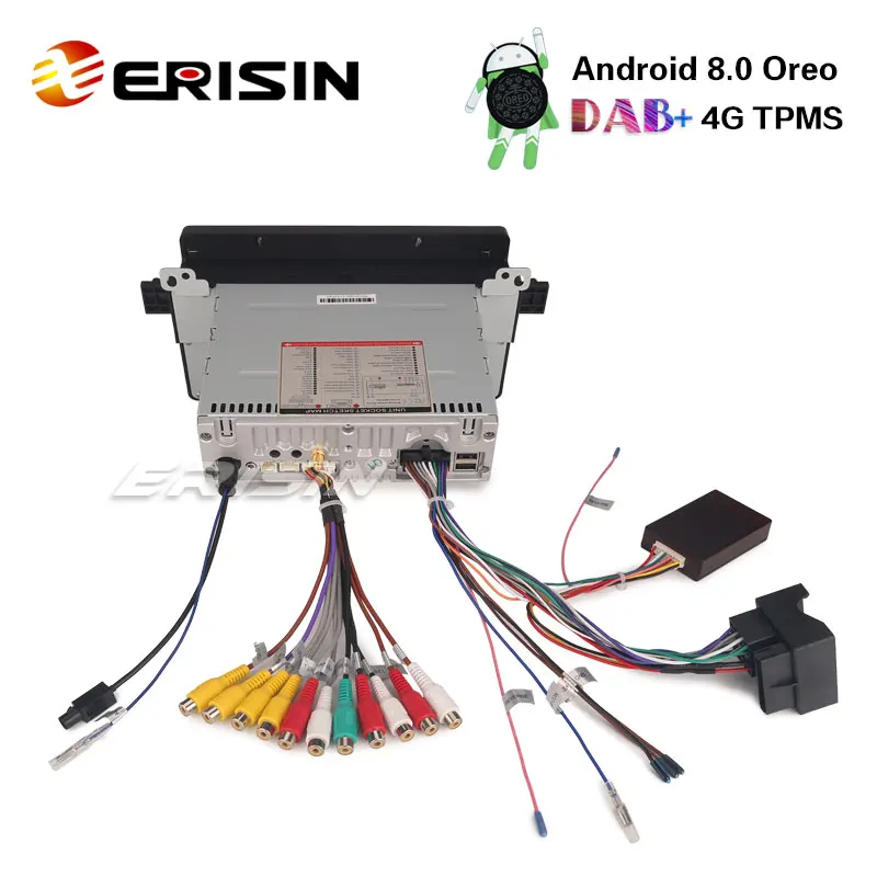 Erisin ES8896B 9 &quot8-Core Android 8 0 автомобильный стерео Системы DAB + видеорегистратор Wifi 4G 3g gps