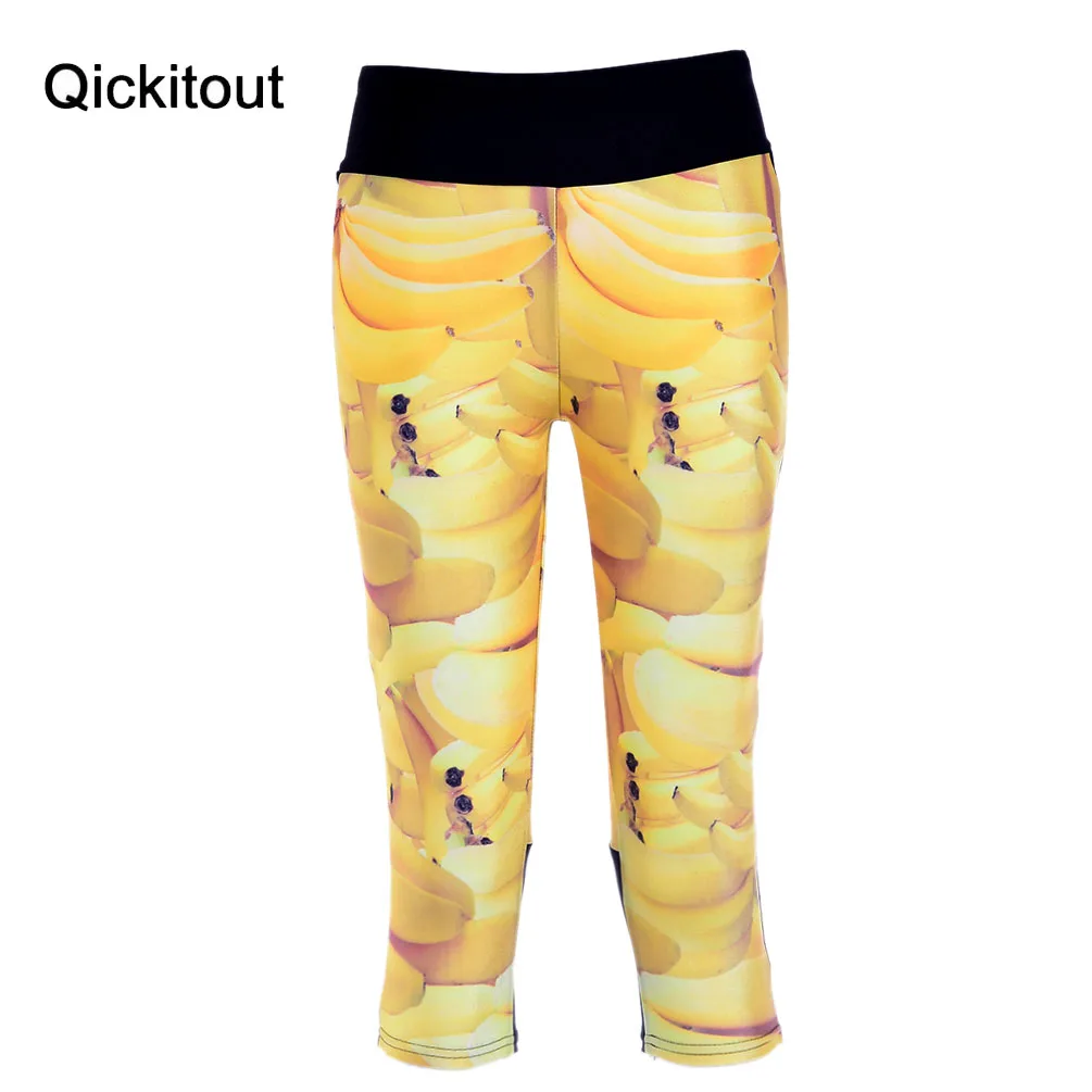 Летние Стильные сексуальные женские штаны с 7 точками модные фруктовые сладкие