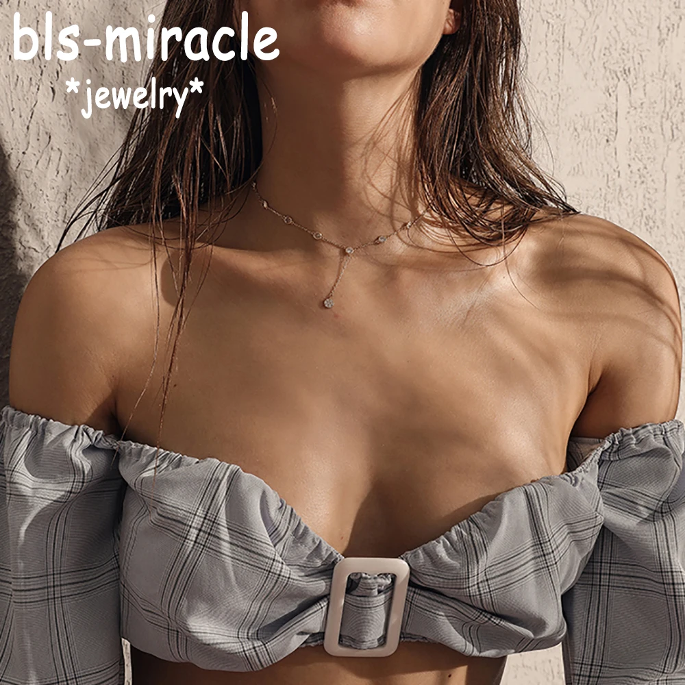 Bls miracle ошейник в стиле бохо кулон с водяными хрустальными бусинами ожерелья