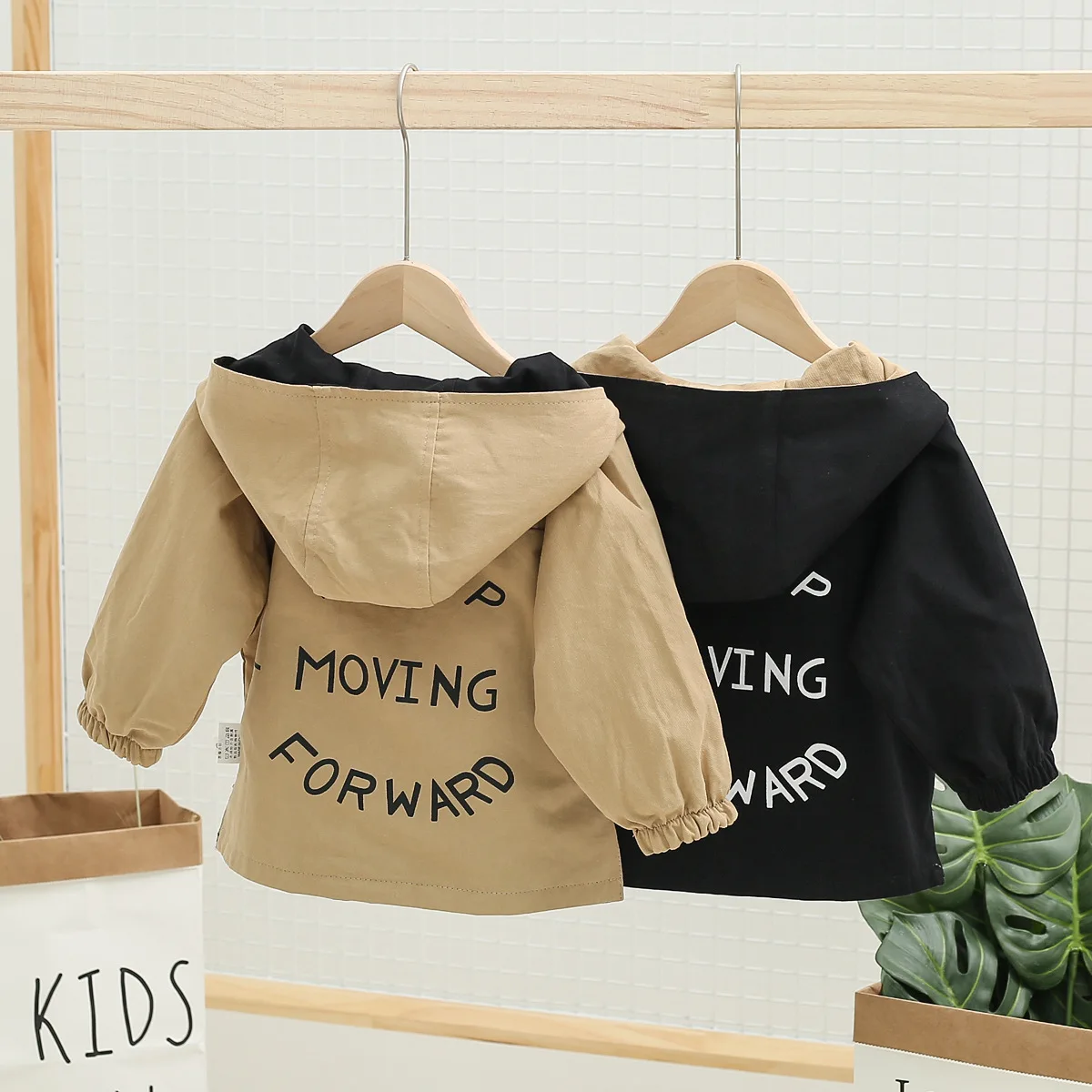 Детское пальто Новое поступление 2019 года модная Двусторонняя длинная куртка с