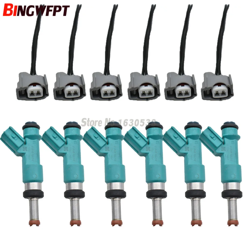 

6pcs/lot original Fuel Injectors With plugs for Toyota Highlander Camry RAV4 Lexus 23250-31090 23209-31090 2325031090 2320931090