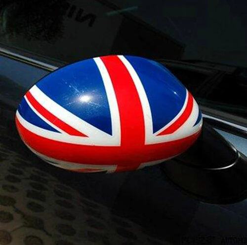 12Design!HD MINI Cooper mirrors sticker Smart car rear view cover decal PVC flag Car modification Vinyl film Clubman styling |