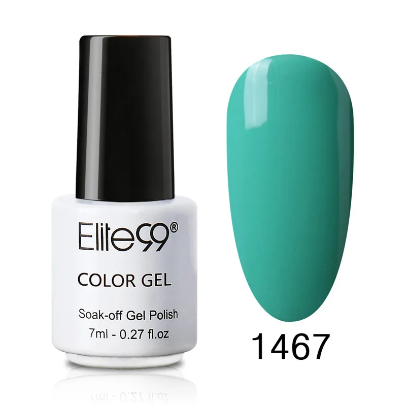 Elite99 7 мл УФ Однотонная одежда серии гель лак для ногтей Светодиодный Маникюр Soak Off