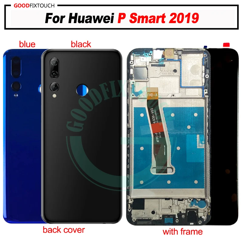 6.2&quot Original LCD For Huawei P Smart 2019 version Display Touch Screen Digitizer Assembly with back cover for Psmart | Мобильные