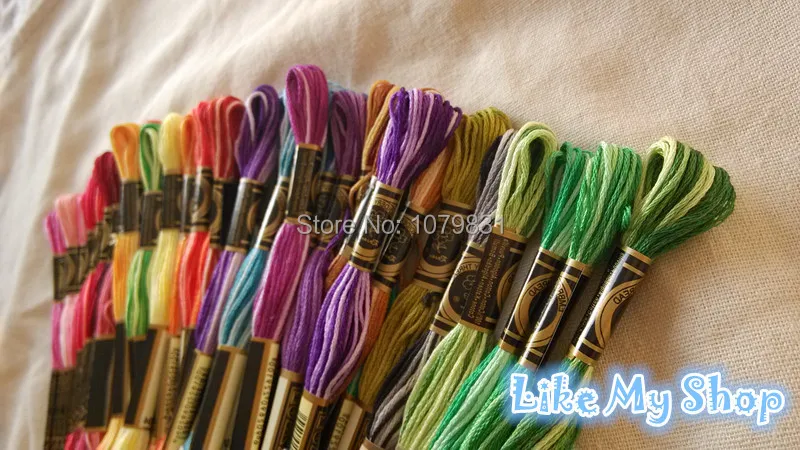 35 шт. Похожие DMC цветовые вариации вышивка хлопчатобумажная нить для вышивки