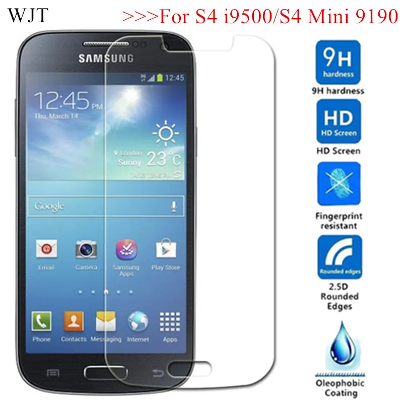 Sklo полное покрытие закаленное стекло для samsung Galaxy S4 i9500 i9505 GT I9500 Samsung Mini 9190 защита