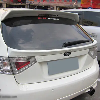 

Для Impreza WRX 10th задний Средний спойлер крыло Хэтчбек 2008-2016 FRP Неокрашенный