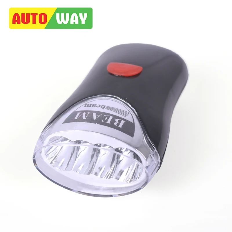 Светодиодный велосипедный черный фонарь Autoway светильник передняя фара для