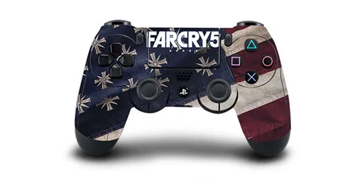 1 шт. Far Cry 5 Farcry PS4 наклейка для кожи виниловая наклейка для sony PS4 playstation 4 Dualshock 4 контроллер наклейка s - Цвет: QBTM0752