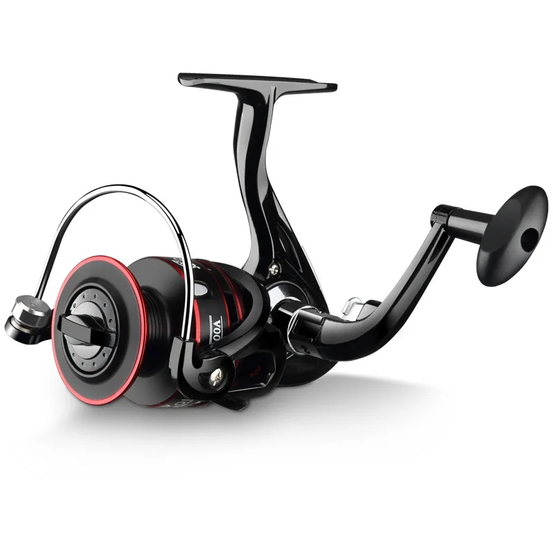 Metal Powerful Fishing Reels Left/Right Foldable Handle High Capacity Spool For Saltwater Freshwater C55K Sale | Спорт и развлечения