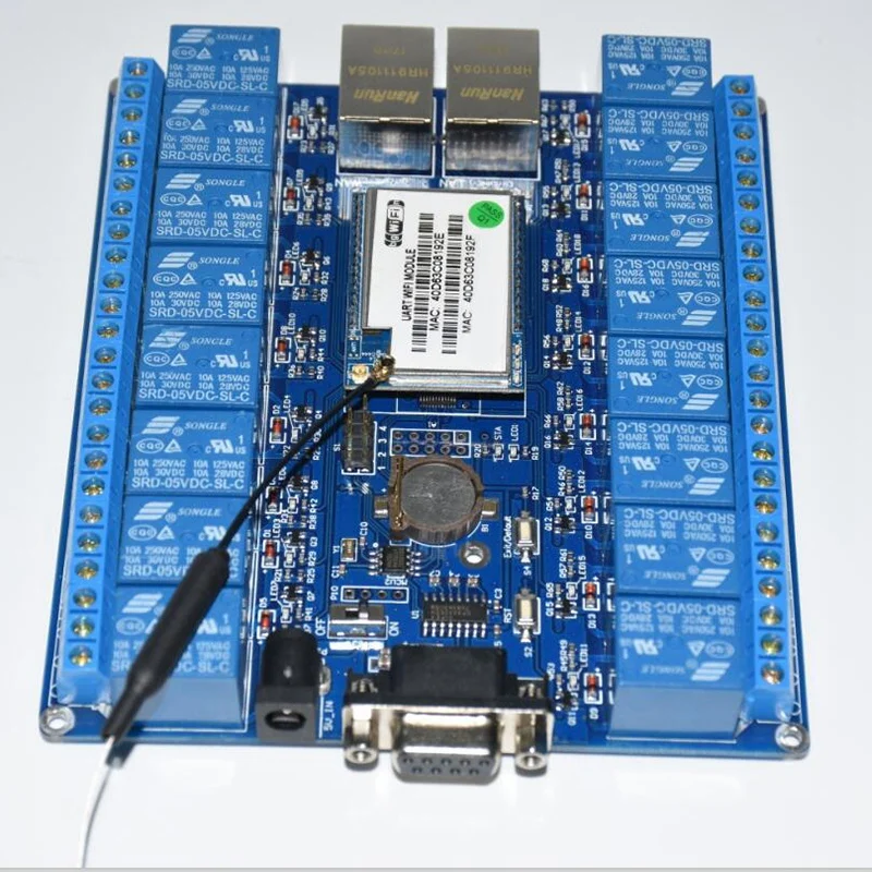 Умный дом автоматизация вещей Интернет Rs232 Rj45 порт Wifi релейный модуль Плата 16