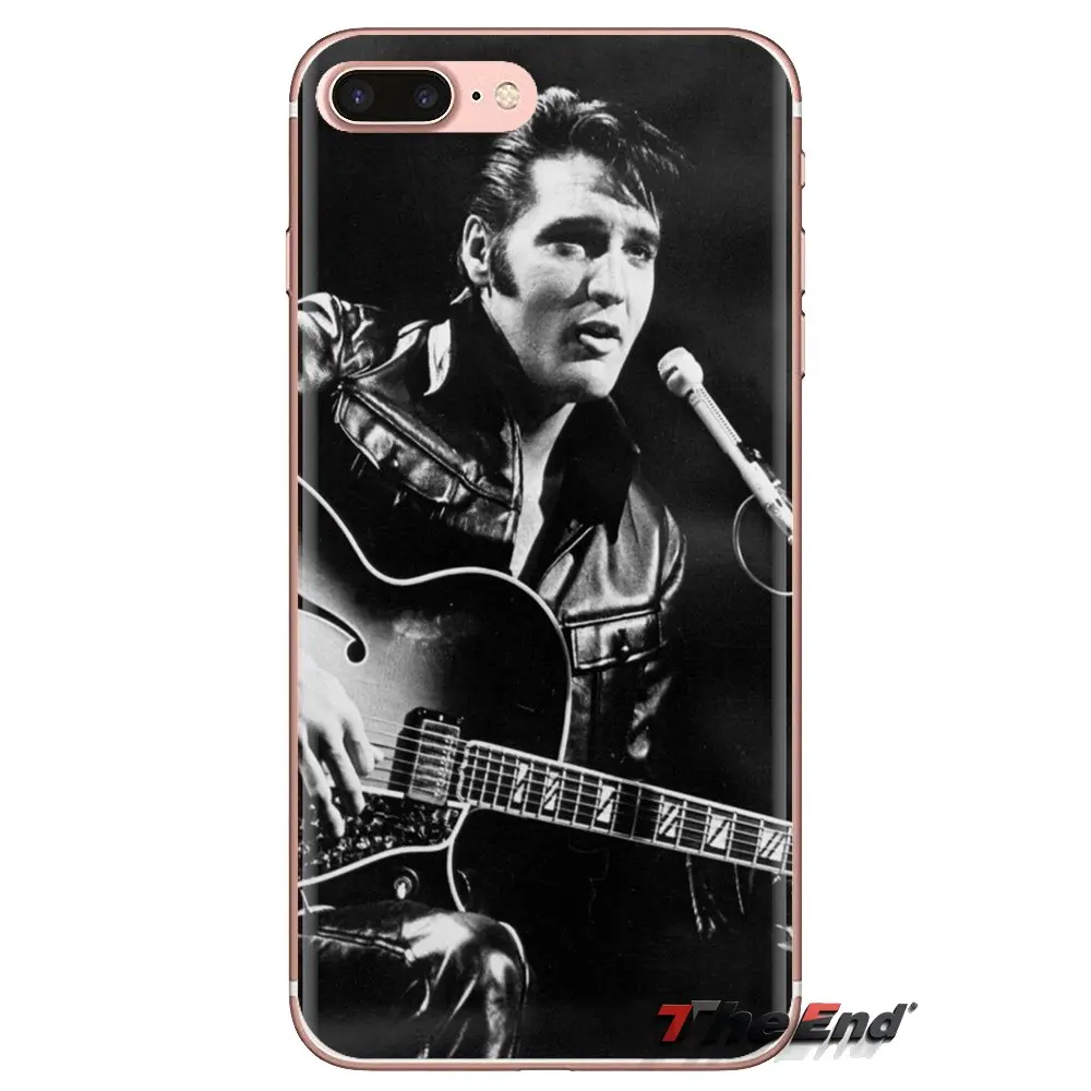 Soft Transparent Case Cover popular Musician Elvis presley For iPod Touch Apple iPhone 4 4S 5 5S SE 5C 6 6S 7 8 X XR XS Plus MAX |