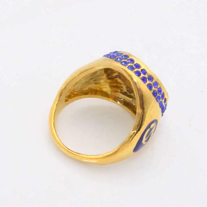 Кольцо с синими кристаллами zkd|blue crystal ring|crystal ringring ring |
