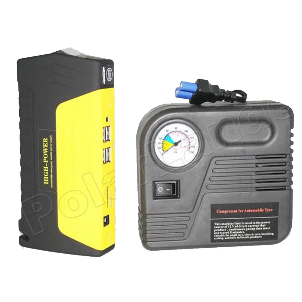 Автомобильный усилитель jumper Jump Starter высокой емкости 4 USB Power Bank аварийное зарядное