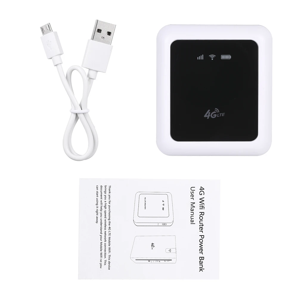Портативный Wifi мобильный роутер Hotspot 4G беспроводной FDD 100 м с зарядным устройством