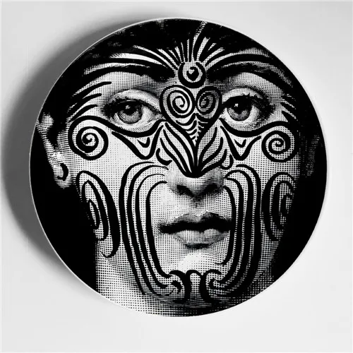 6/7/8 Дюймов Мода из Милана, Fornasetti таблички дома декоративная тарелка Декор на стену посуда арт фарфоровое блюдо украшение дома - Цвет: 8