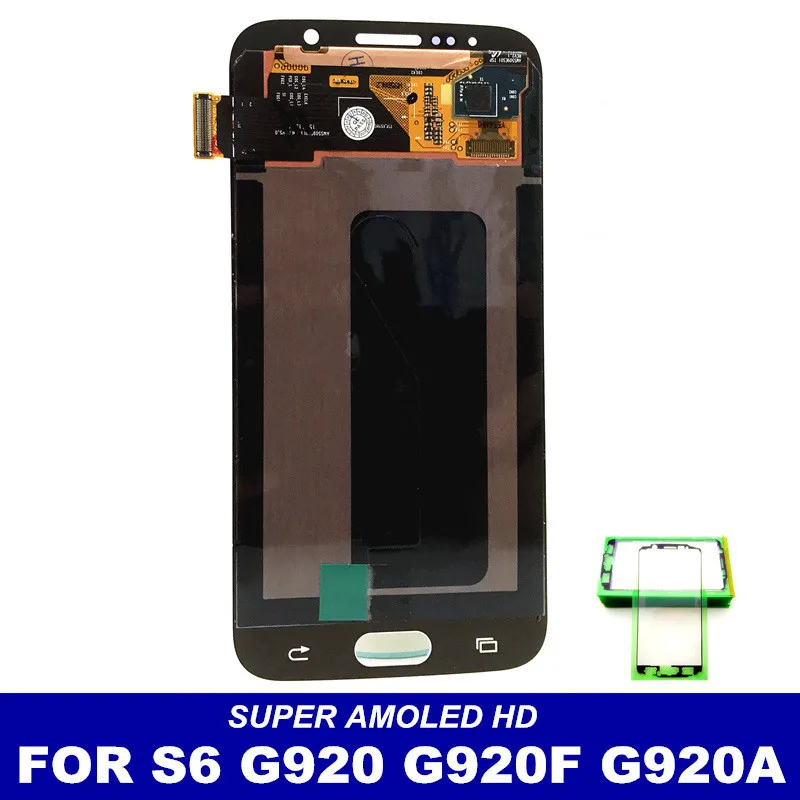 100% протестированный супер AMOLED LCD для Samsung Galaxy S6 G920 G920F G920I G920A дисплей кодирующий