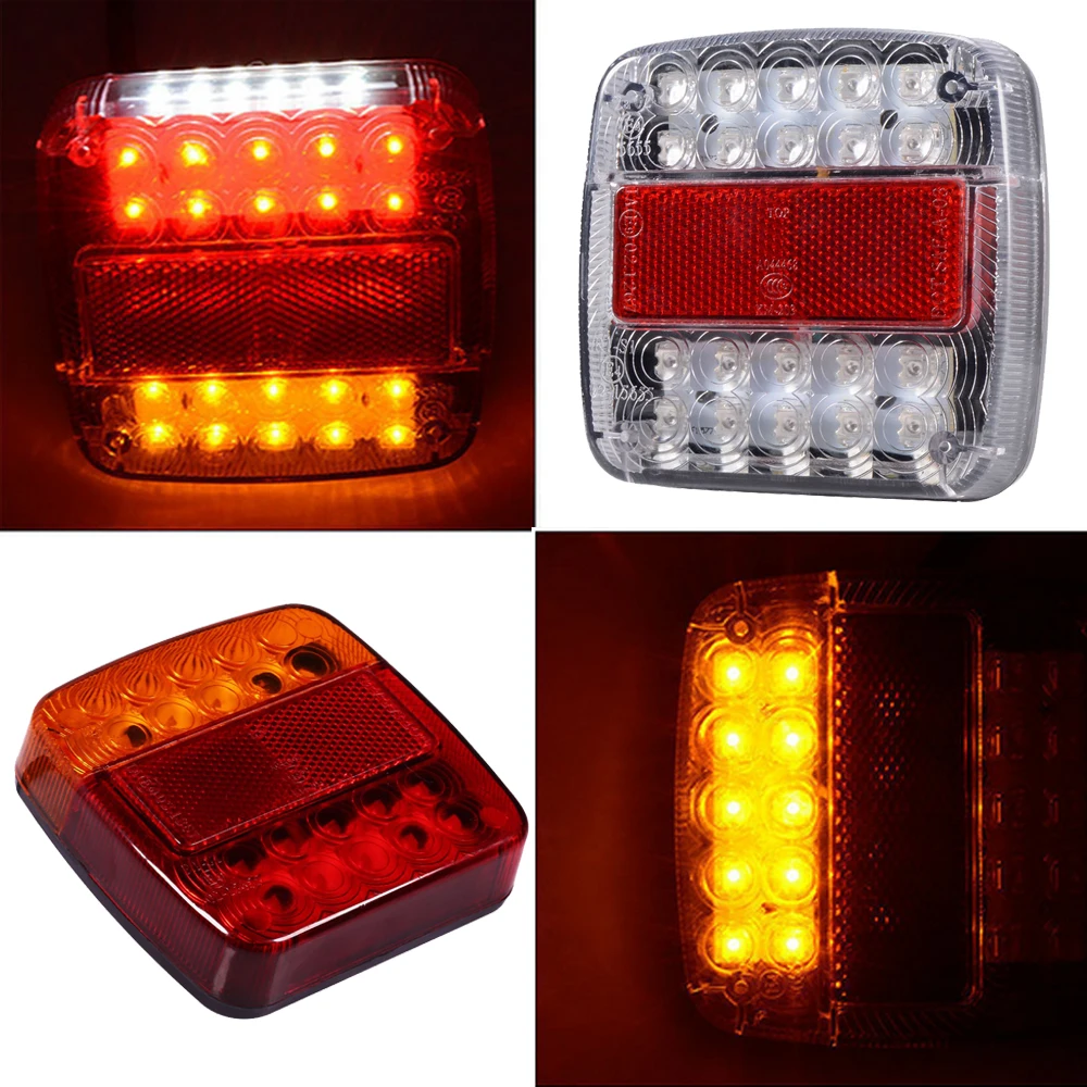 Castaleca 1 шт 12V 26LED хвост светильник стоп лампы Хвост светильник заднего хода светильник индикатор для грузовика прицеп Caravan
