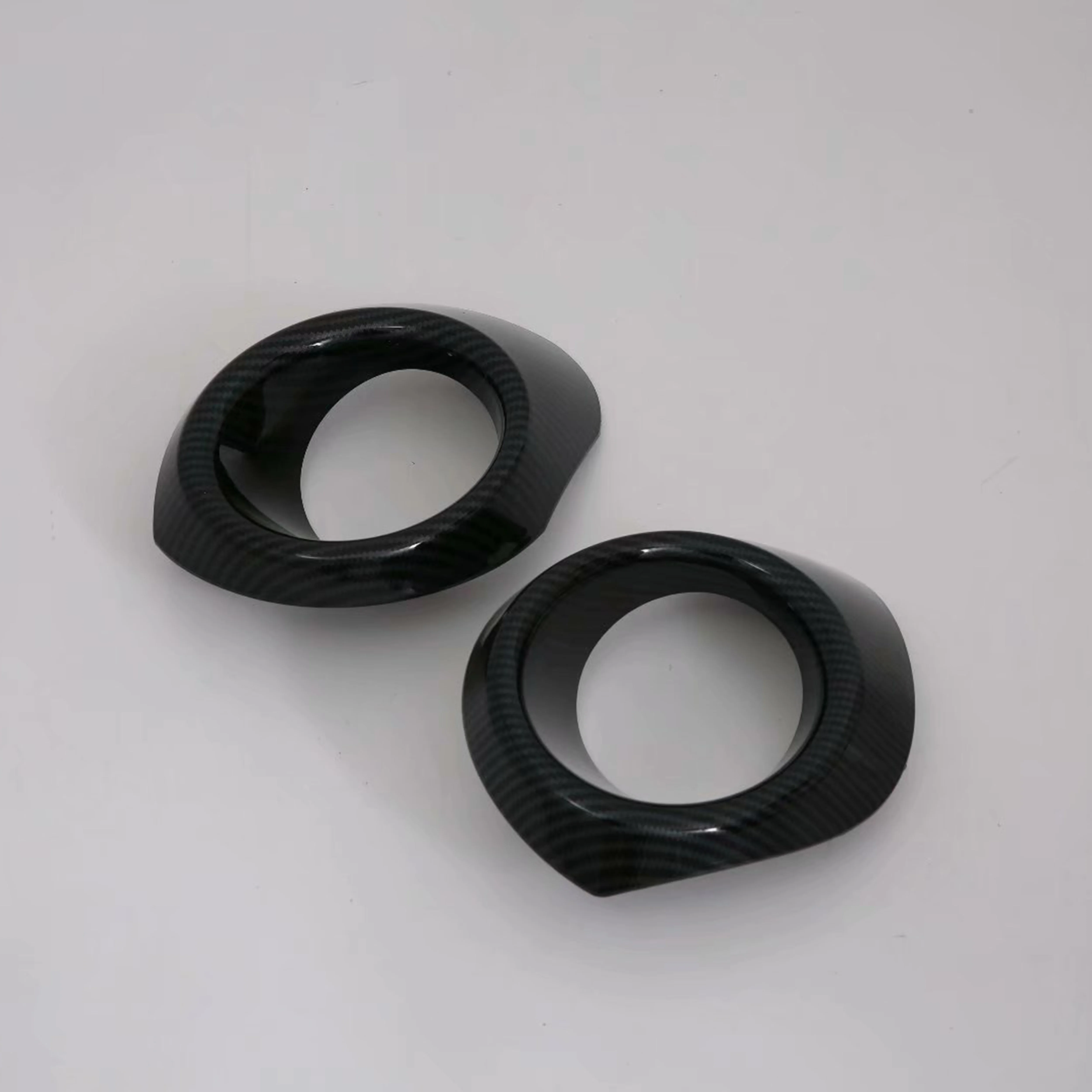 

Carbon fiber style Head fog lamps cover Exterior Molding Trim Car Styling Cover Accessories For Honda Envix 2019