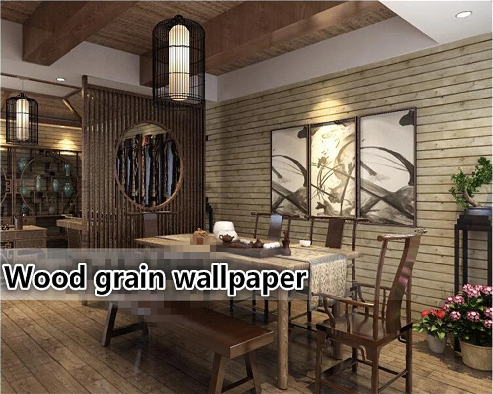

beibehang Wallpaper 3d Papel de parede 3d wallpaper roll imitation wood grain wallpaper wall 3d attic ceiling wallpaper behang