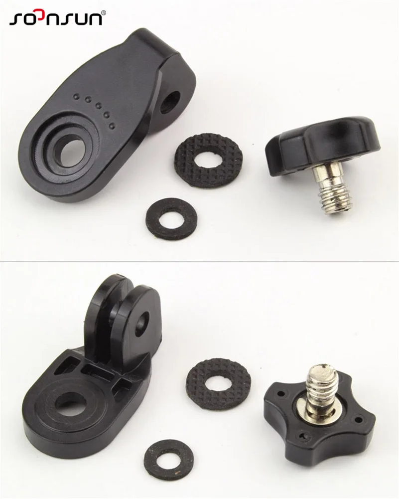 SOONSUN 1/4 ''быстросъемный мини адаптер для штатива Xiaomi Yi Для GoPro плавающий монопод