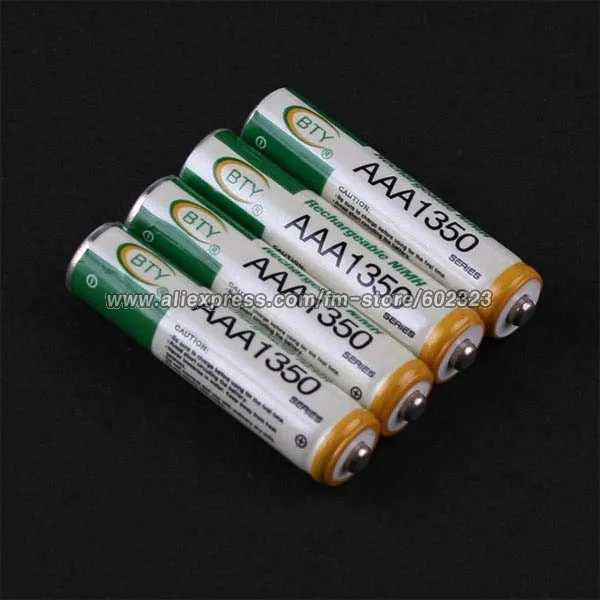 BTY 12 шт 1350 серия 350mah 1 2 V аккумуляторная батарея AAA Ni-MH | Электроника