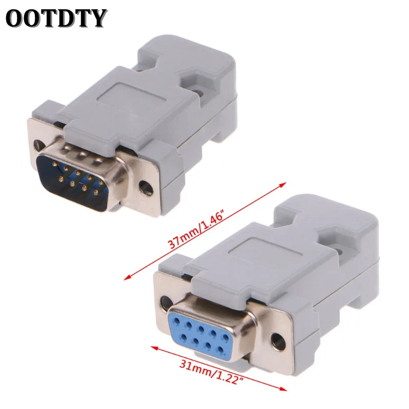 OOTDTY 5шт./лот DB-9 DB9 RS232 Штекерный разъем с гнездом D-Sub 9-контактный PCB | Разъемы