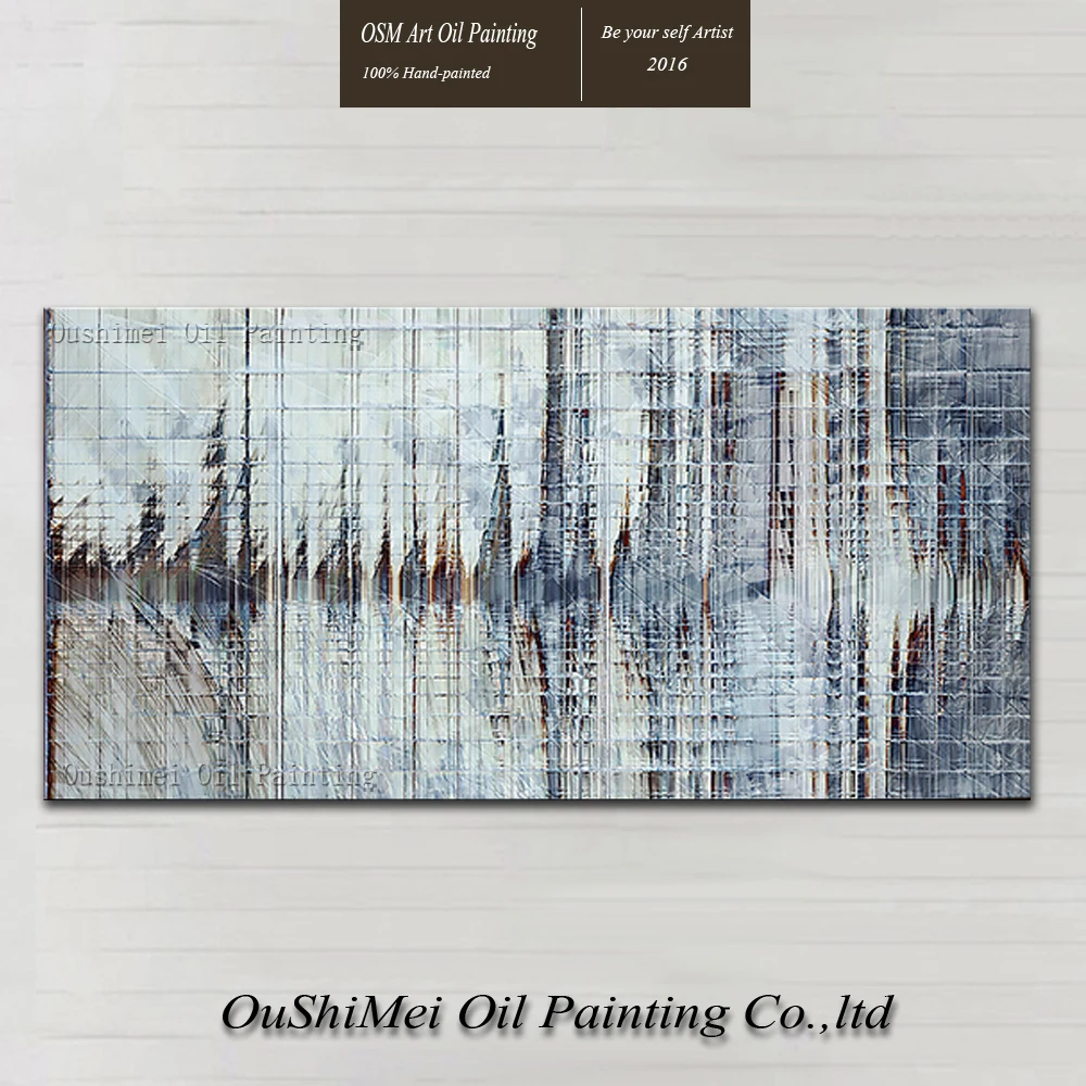 Ручная Роспись Художника высокое качество современный абстрактный ледник и