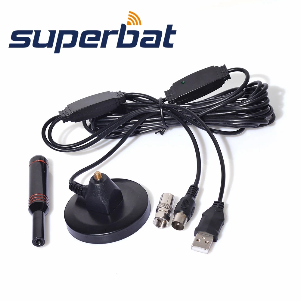 Superbat усиленный цифровой ТВ антенна DVB T Портативный в помещении Freeview HDTV с
