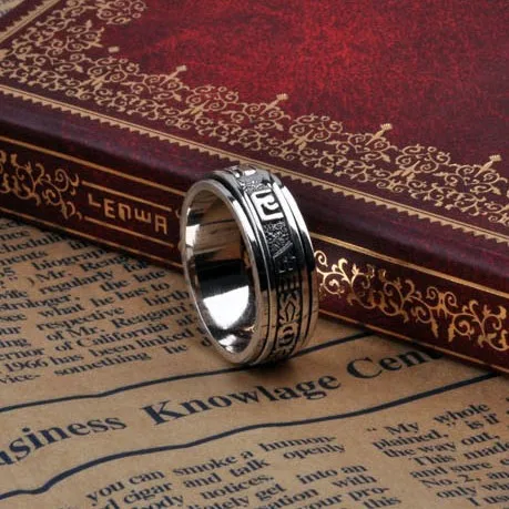 Серебряное вращающееся кольцо ручной работы серебро 925 пробы|silver ring box|ring mandrelsilver