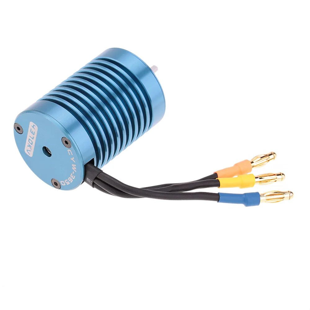 Бесщеточный электродвигатель 3650 4370KV 4P с датчиком и 45A бесщеточным ESC