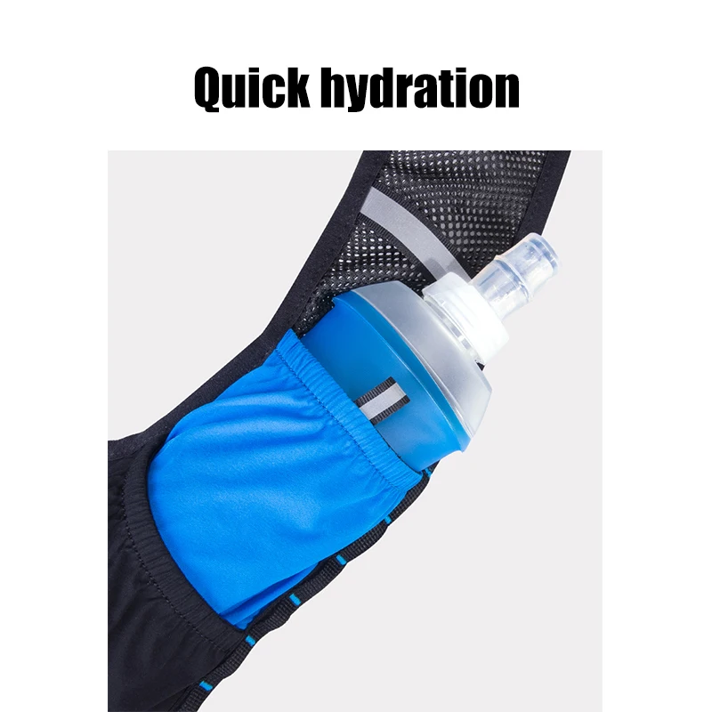 450/500 ML Water Bottle Soft Folding Portable Squeeze Travel Bottles Outdoor Flexible Running Drinkware With Dust-proof Cover