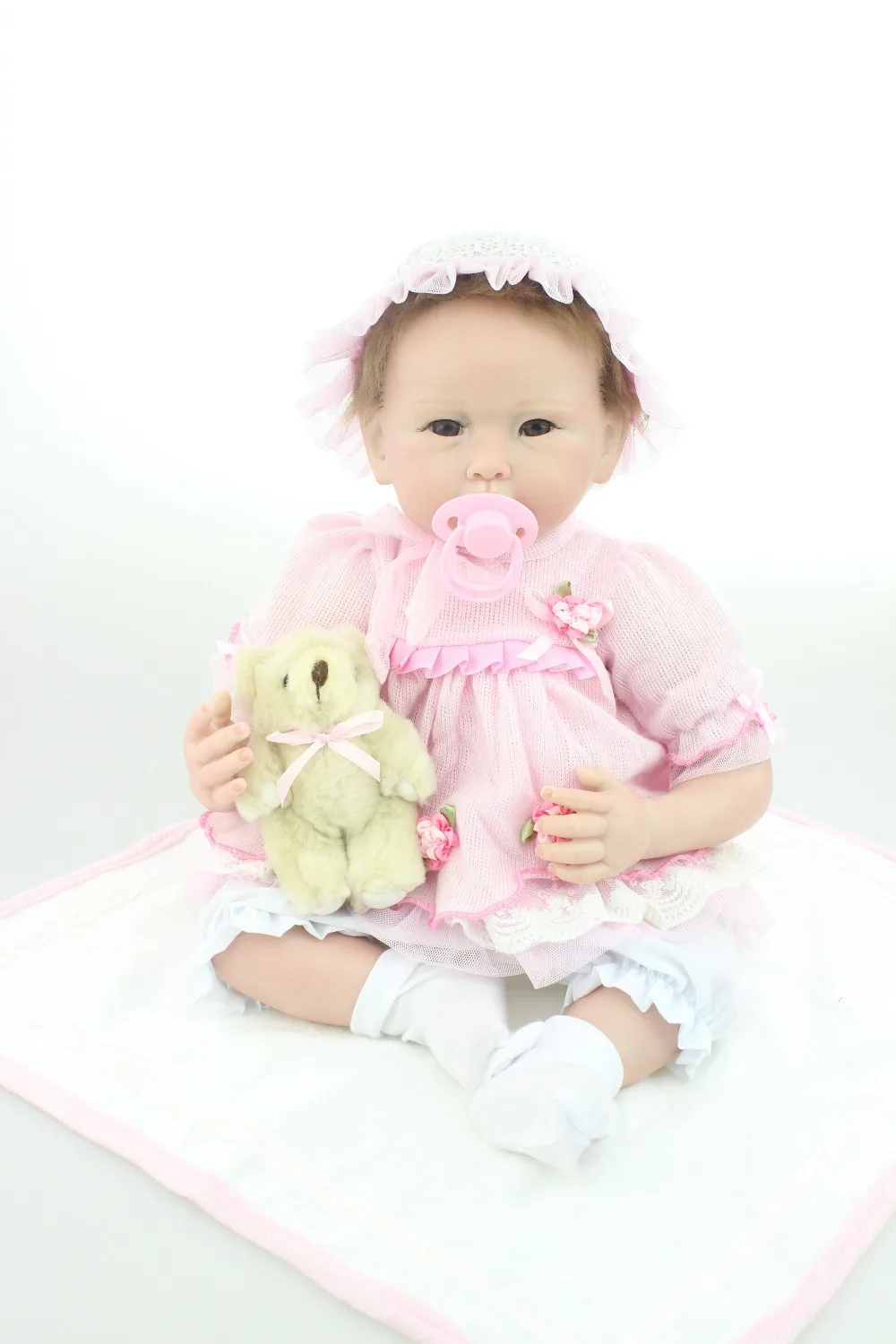 Лидер продаж импортная мохеровая кукла-комбинация силиконовые виниловые