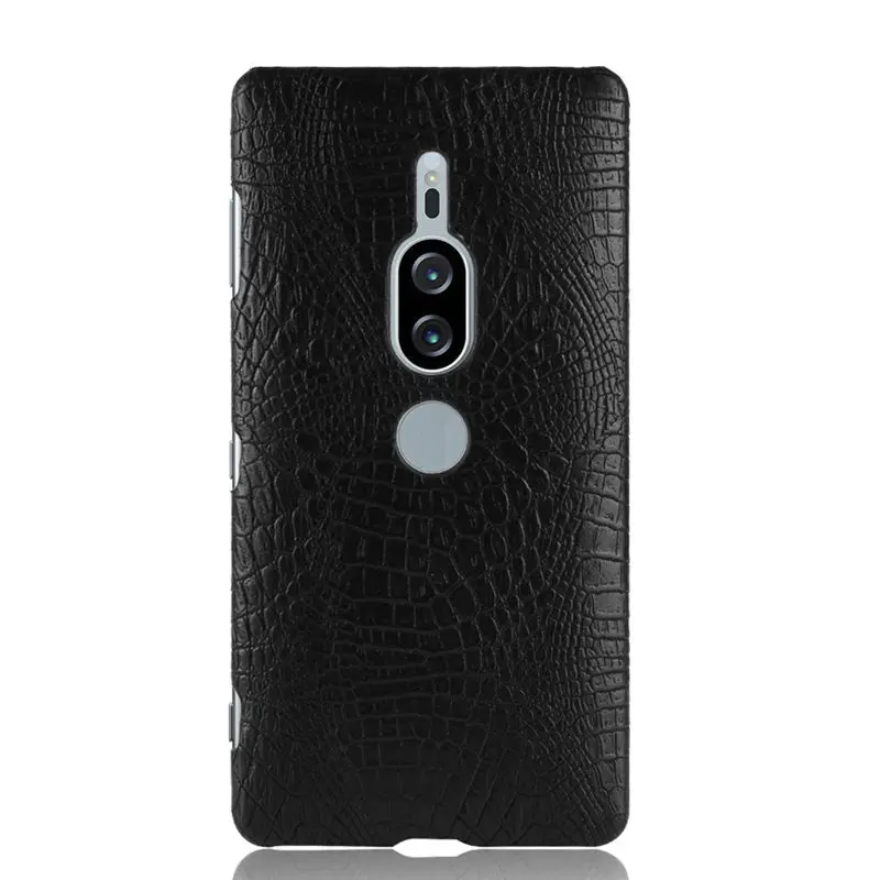 Чехол для Sony Xperia XZ2 Premium Cover крокодиловый из искусственной кожи пластиковый чехол