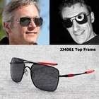Солнцезащитные очки JackJad, квадратные, спортивные, поляризационные, 4061