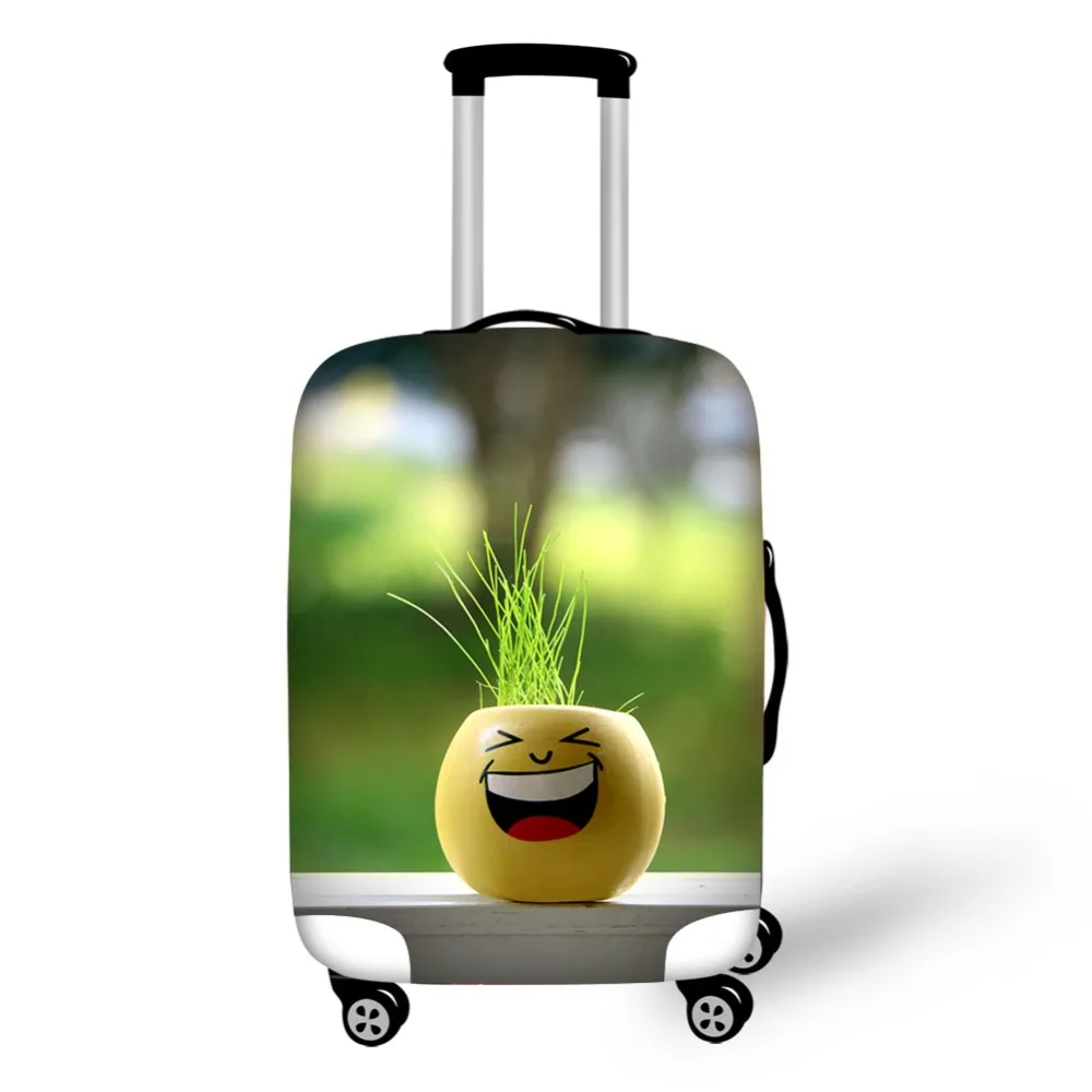 Green life germination travel accessories suitcase protective covers 18-32 inch elastic luggage dust cover case stretchable | Багаж и