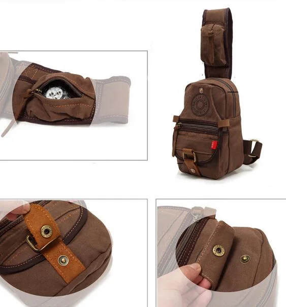 LONMMY Многофункциональный Crossbody сумки Для мужчин зарядка через usb груди пакет