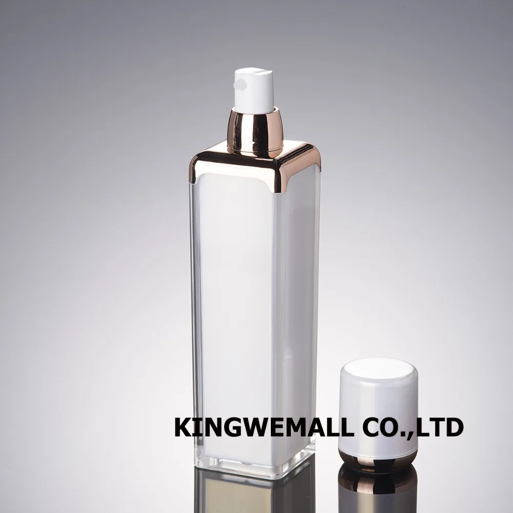 

300pcs/lot 15ml 30ml 50ml acrylic airless vacuum pump lotion bottle used for serum/lotion/emulsion/foundation Cosmetic Container